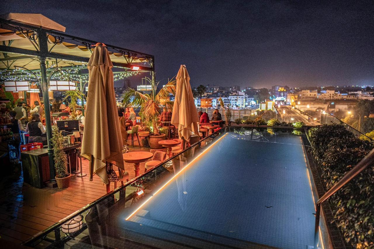 Hotel Lobby セビリア エクステリア 写真 Rooftop bar in Marrakech, Morocco